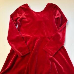 The Children's Place Red Velvet Dress